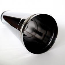 Труба нержавеющая 1м d80 0,5мм Нержавеющая сталь внутренней трубы AISI 430 Толщина металла одностенного дымохода, мм 0.8